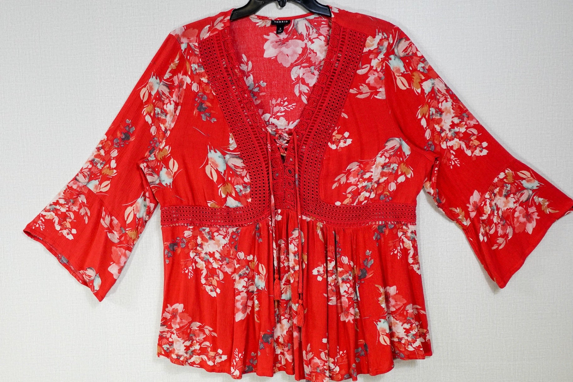 Torrid, 3/4 sleeve top, 3X