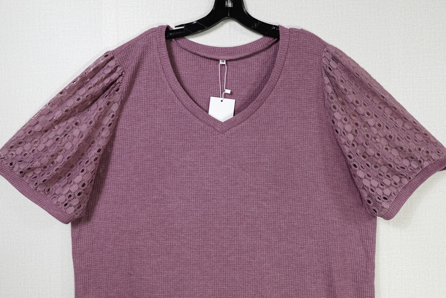 JWD, New Short Sleeves Top, 3X