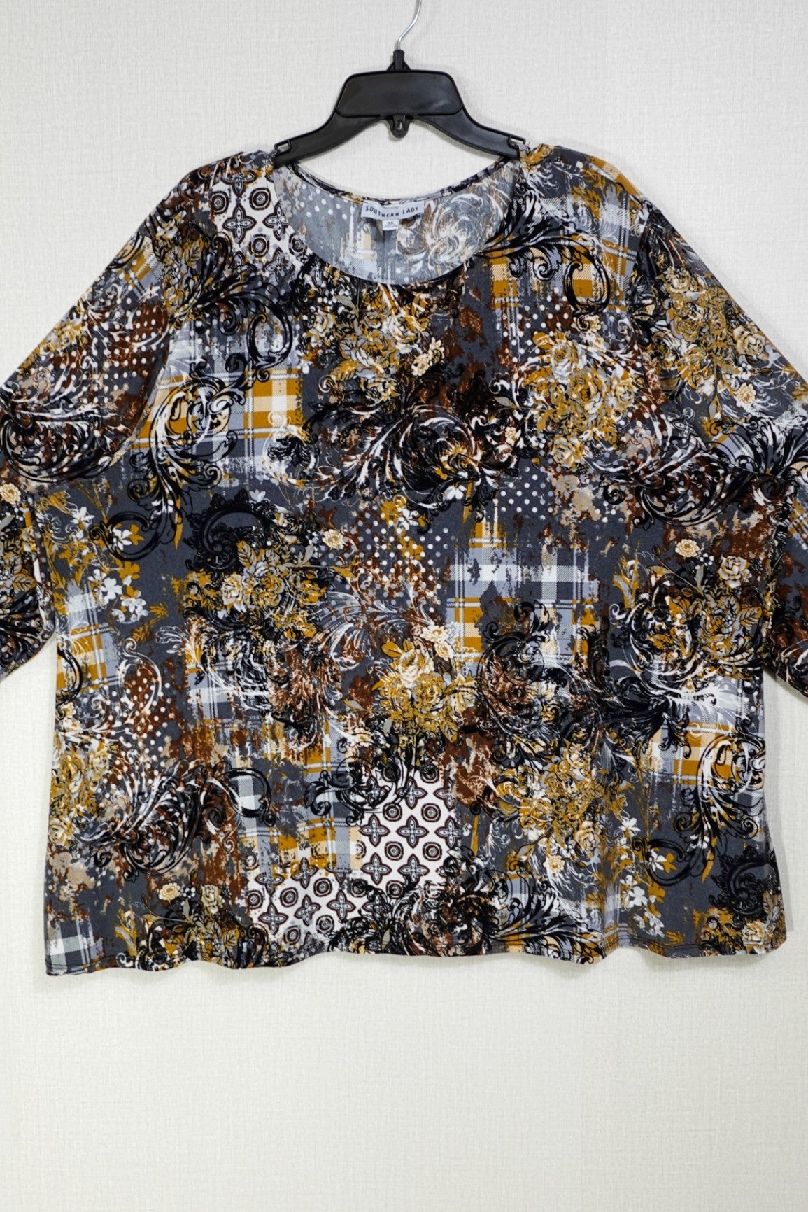 Southern Lady, Short Sleeved Top, 3X