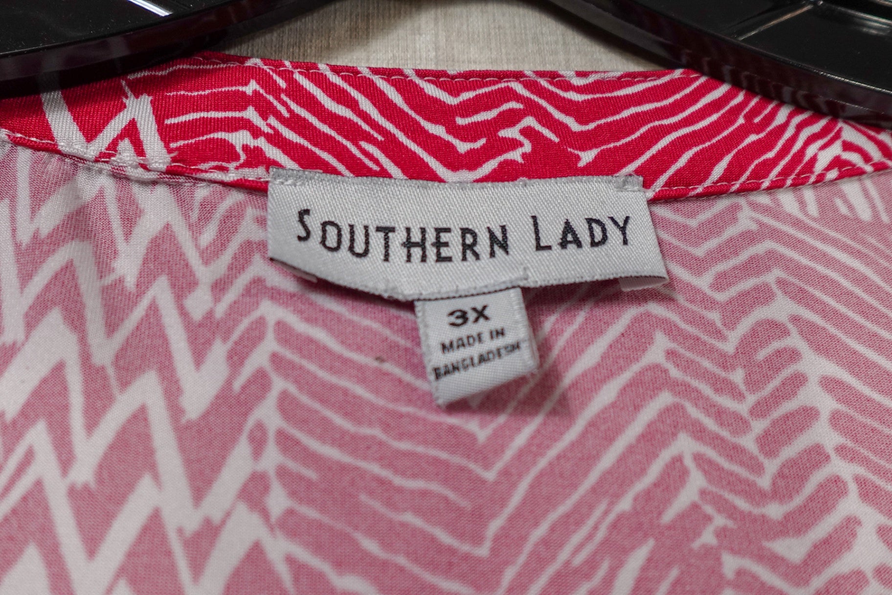 Southern Lady, Short Sleeved Top, 3X