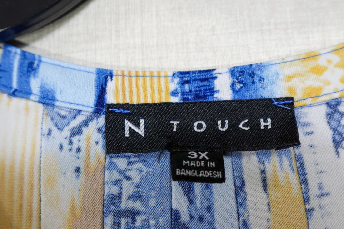 N Touch, 3/4 Sleeves Top, 3X
