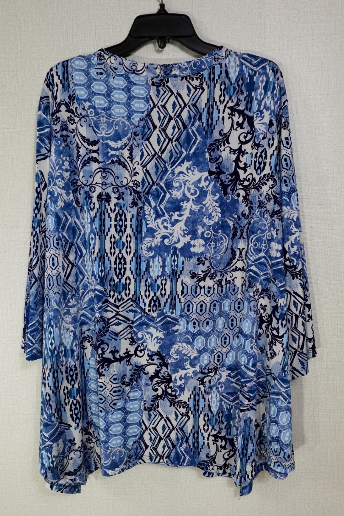 Links, Long Sleeve Top, 2X (1X)