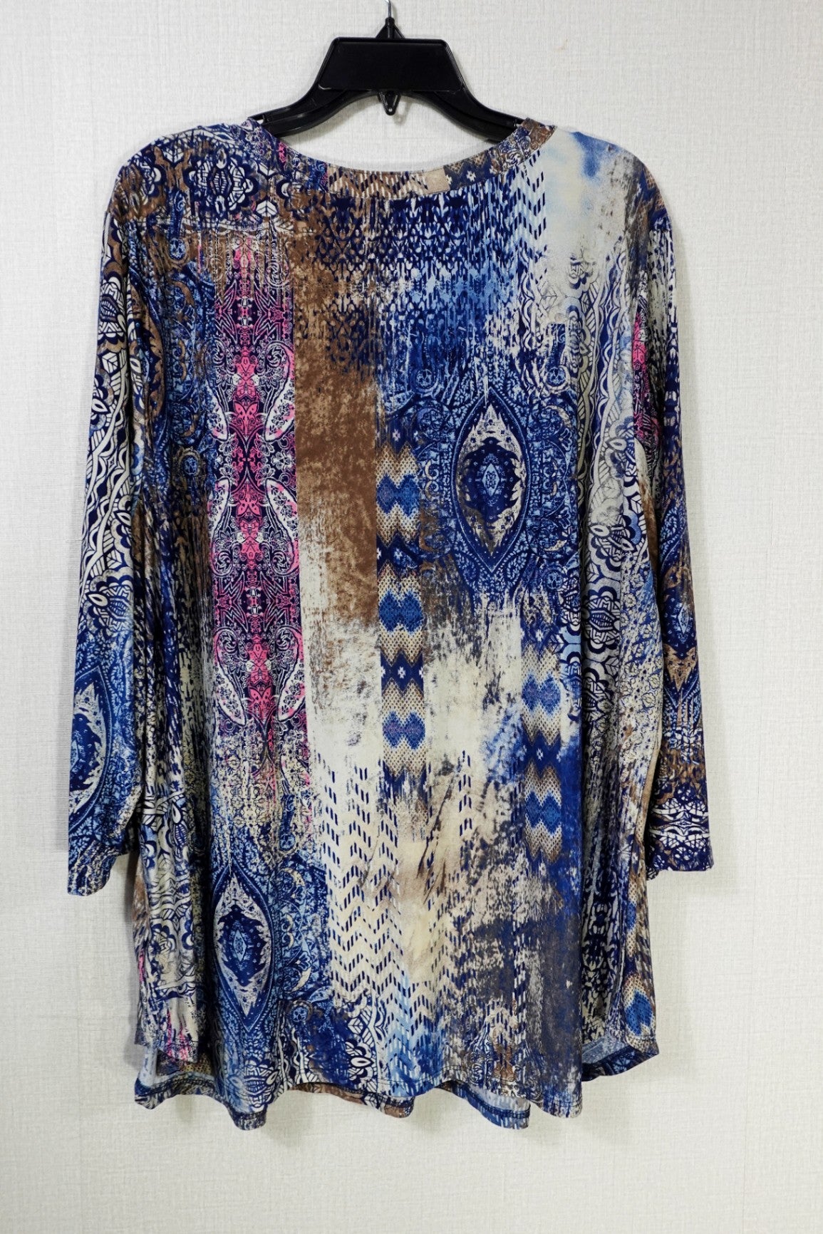 Links, Long Sleeve Top, 2X (1X)