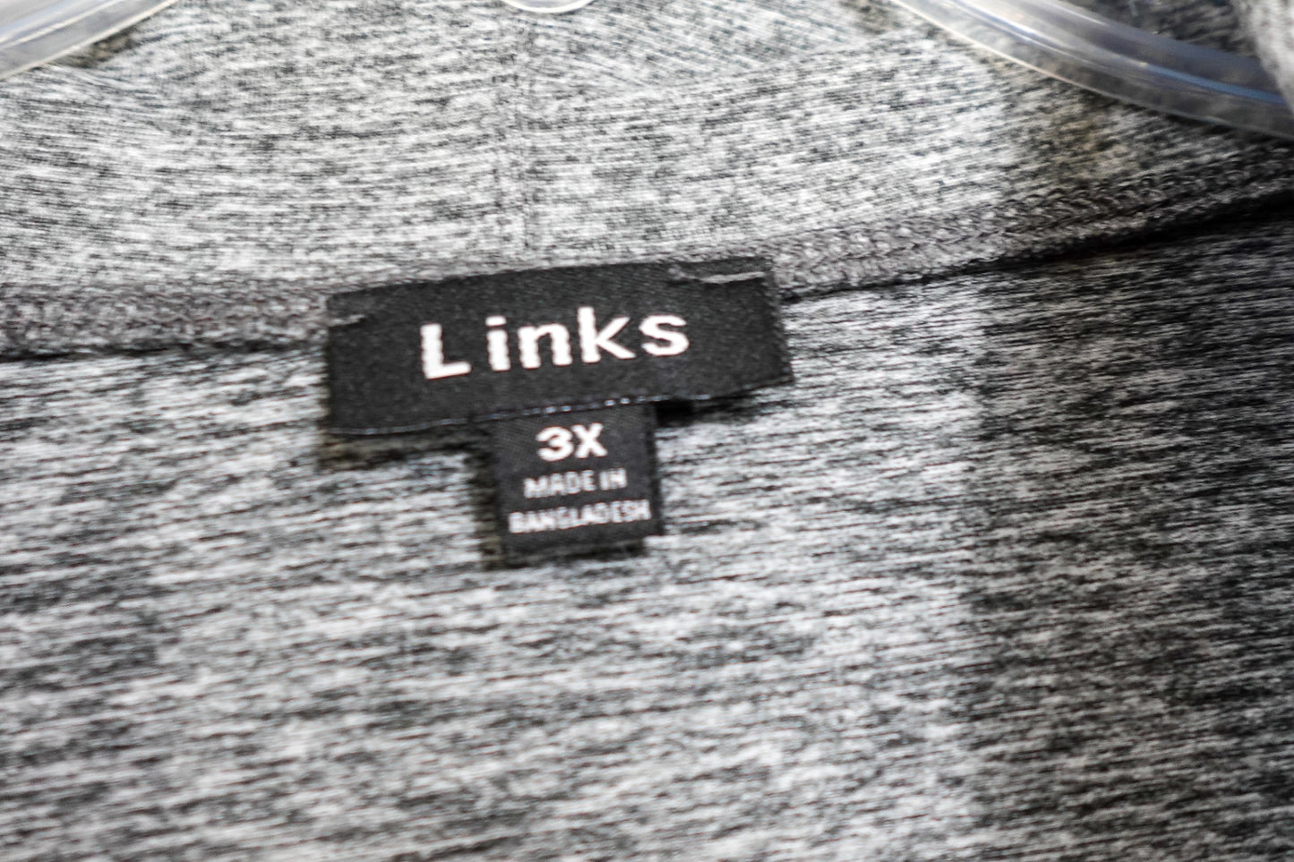 Links, Long Sleeve Top, 3X