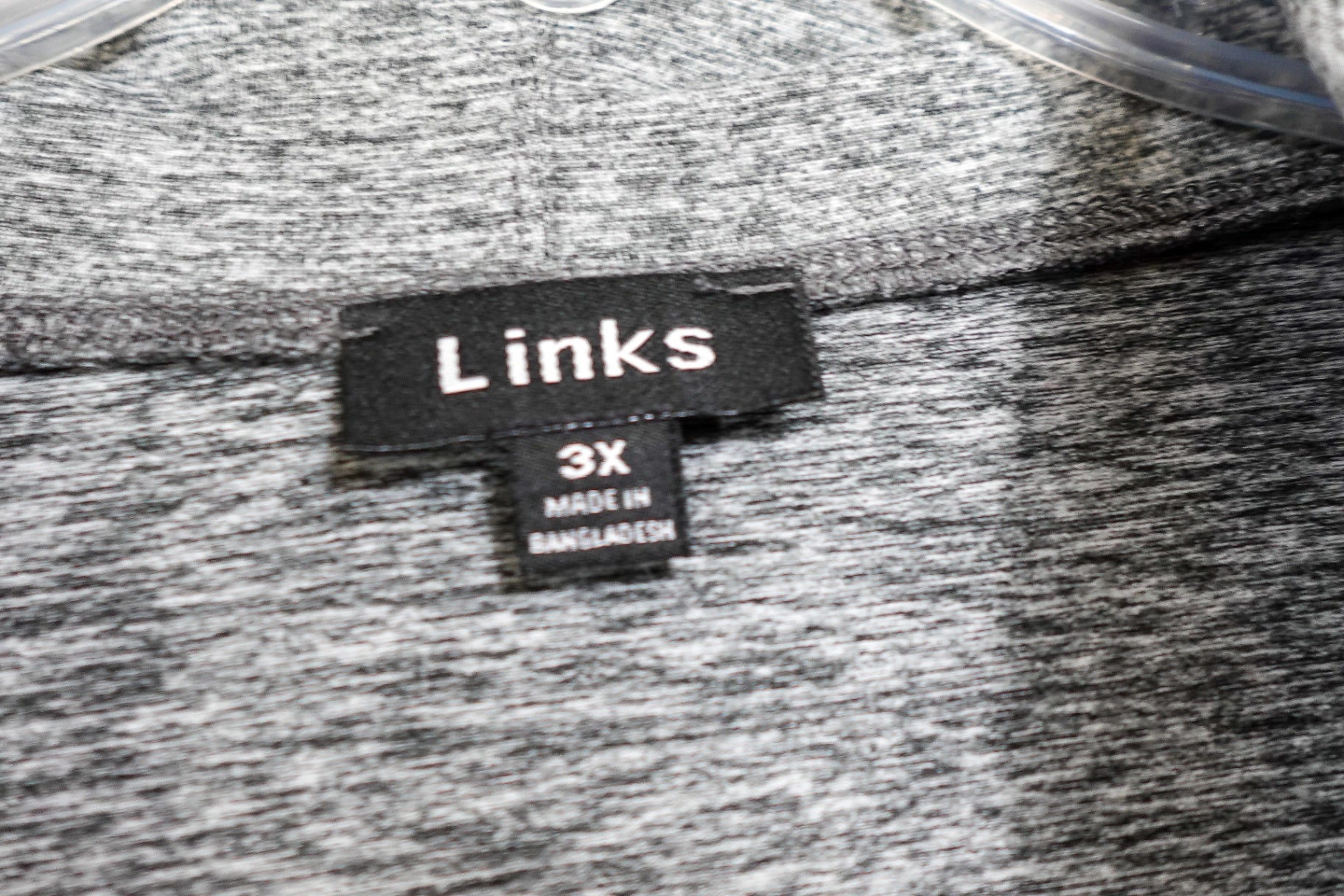 Links, Long Sleeve Top, 3X