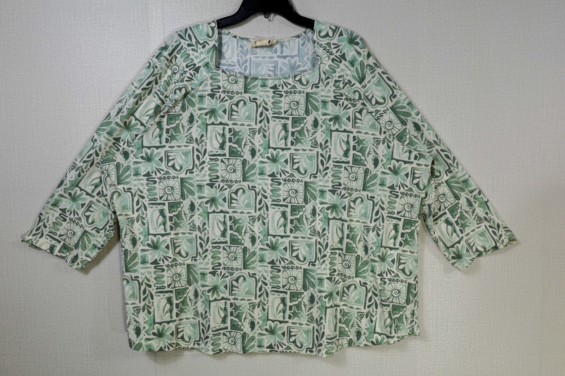 Ruly Rd., Vintage 3/4 Sleeve Top, 3X