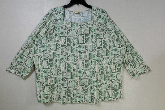 Ruly Rd., Vintage 3/4 Sleeve Top, 3X