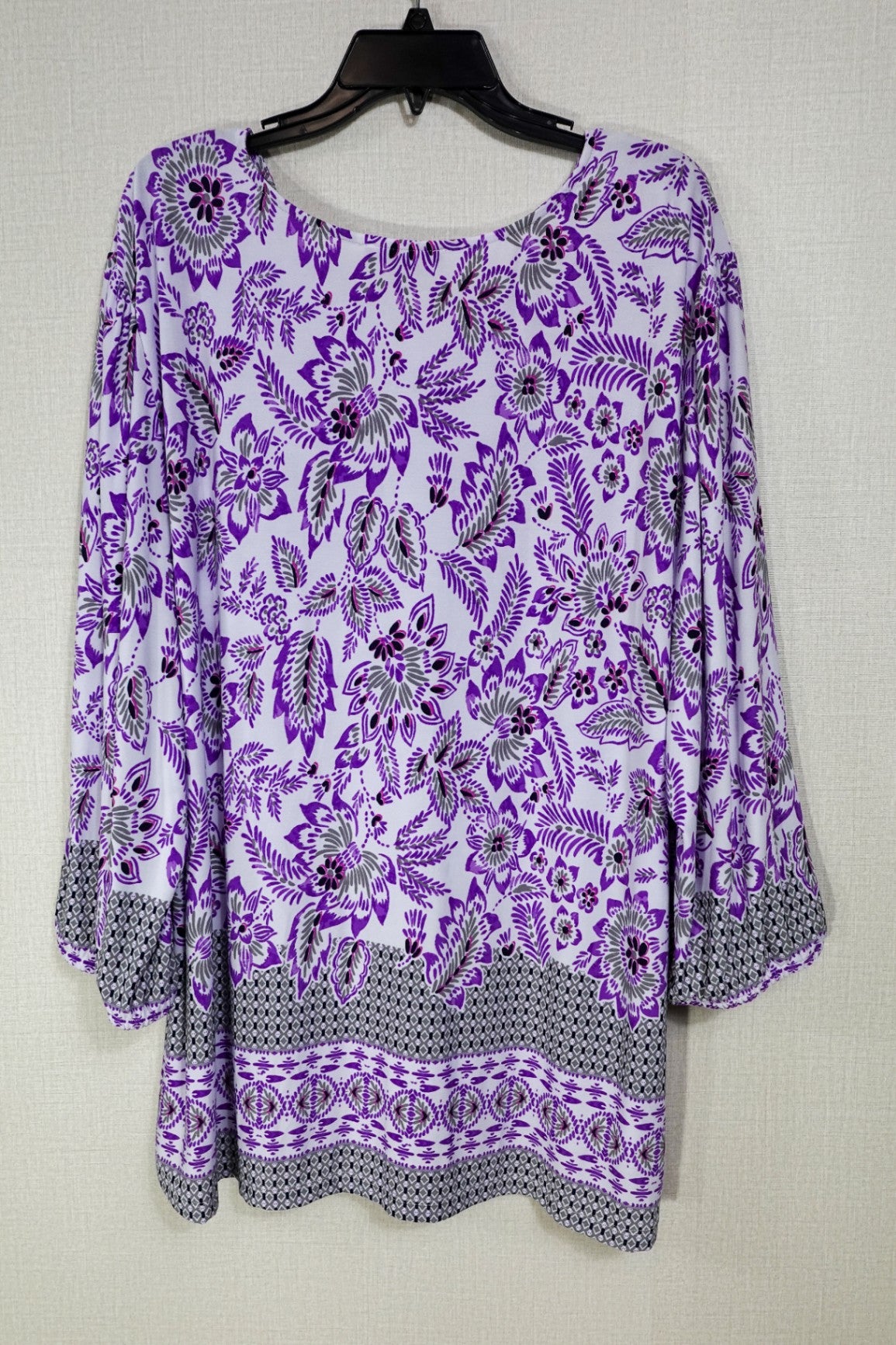 N Touch, 3/4 Sleeves Top, 3X