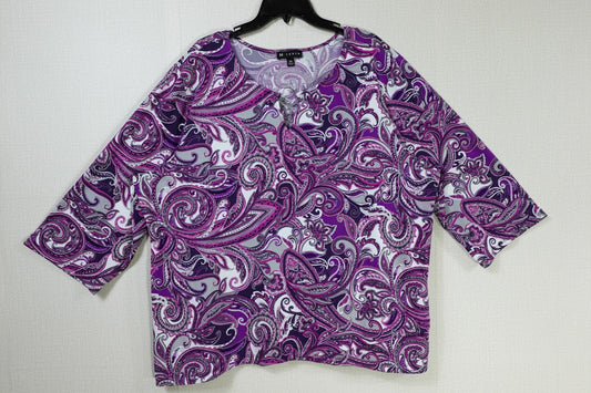 N Touch, Long Sleeves Top, 3X
