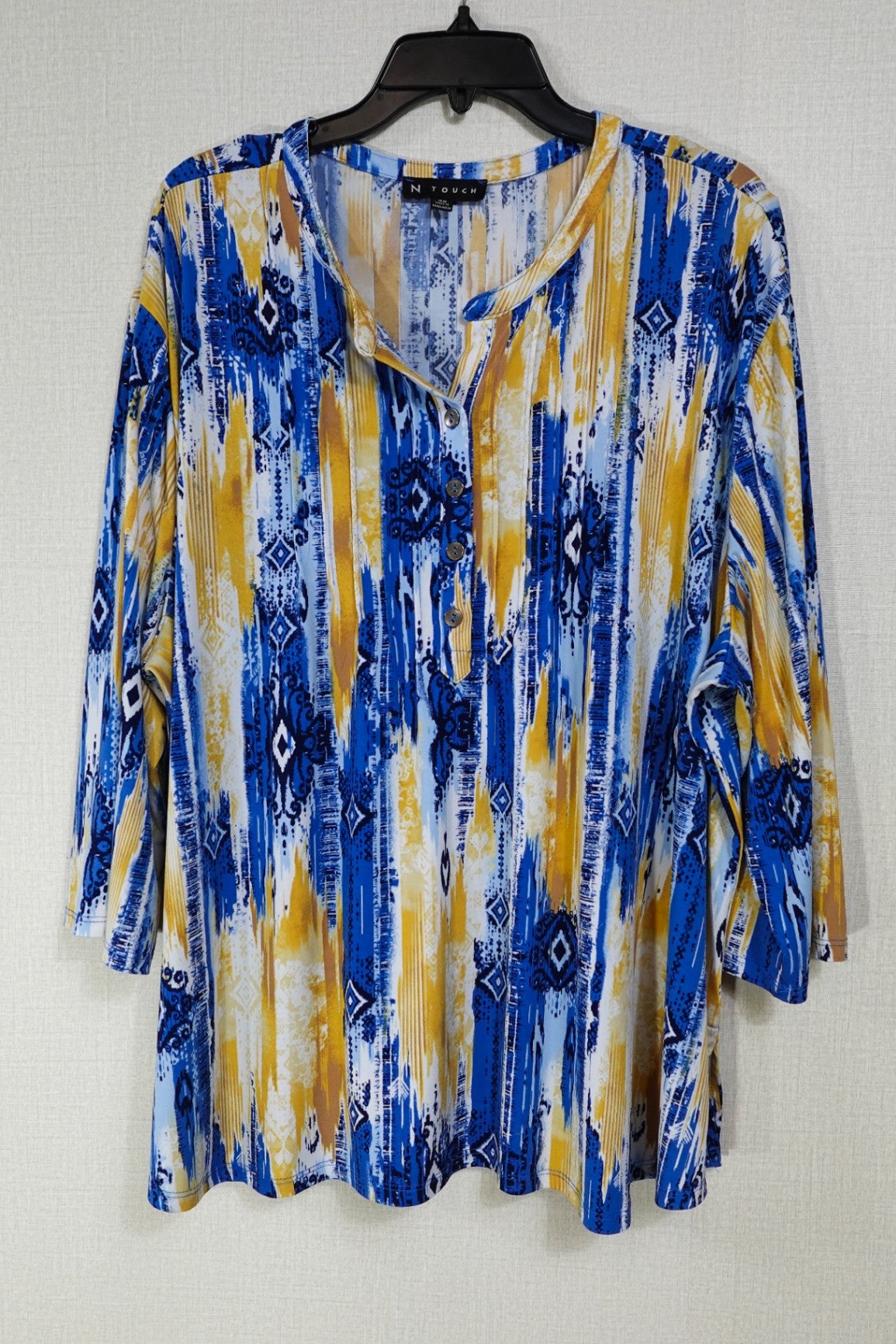 N Touch, 3/4 Sleeves Top, 3X