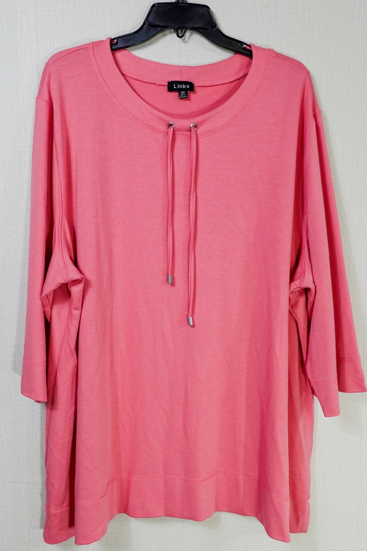 Links, Long Sleeve Top, 3X