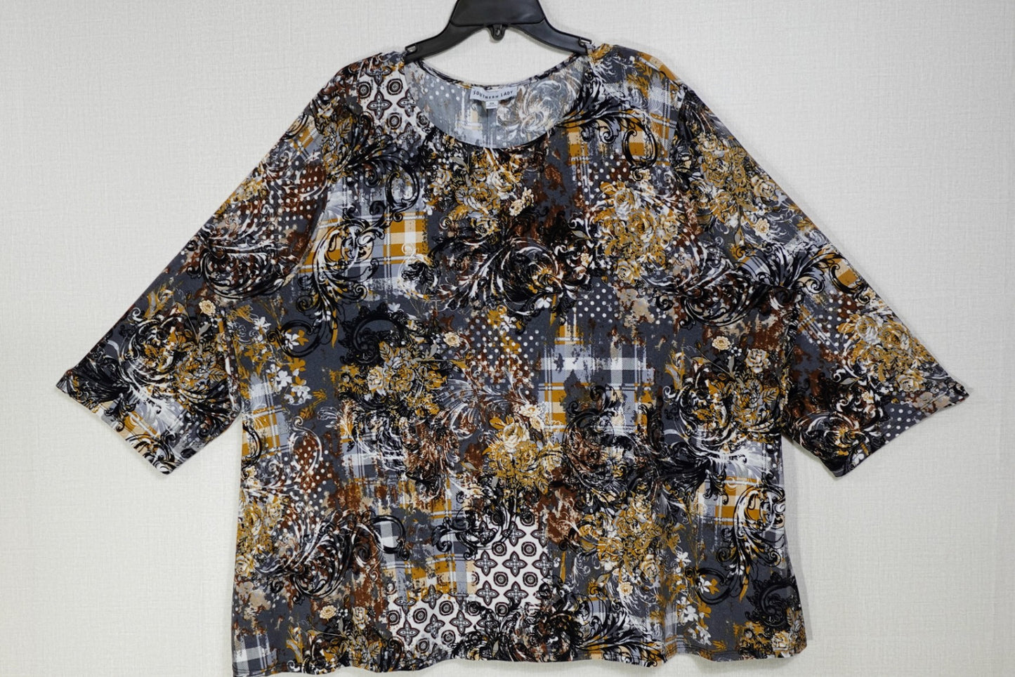 Southern Lady, Short Sleeved Top, 3X