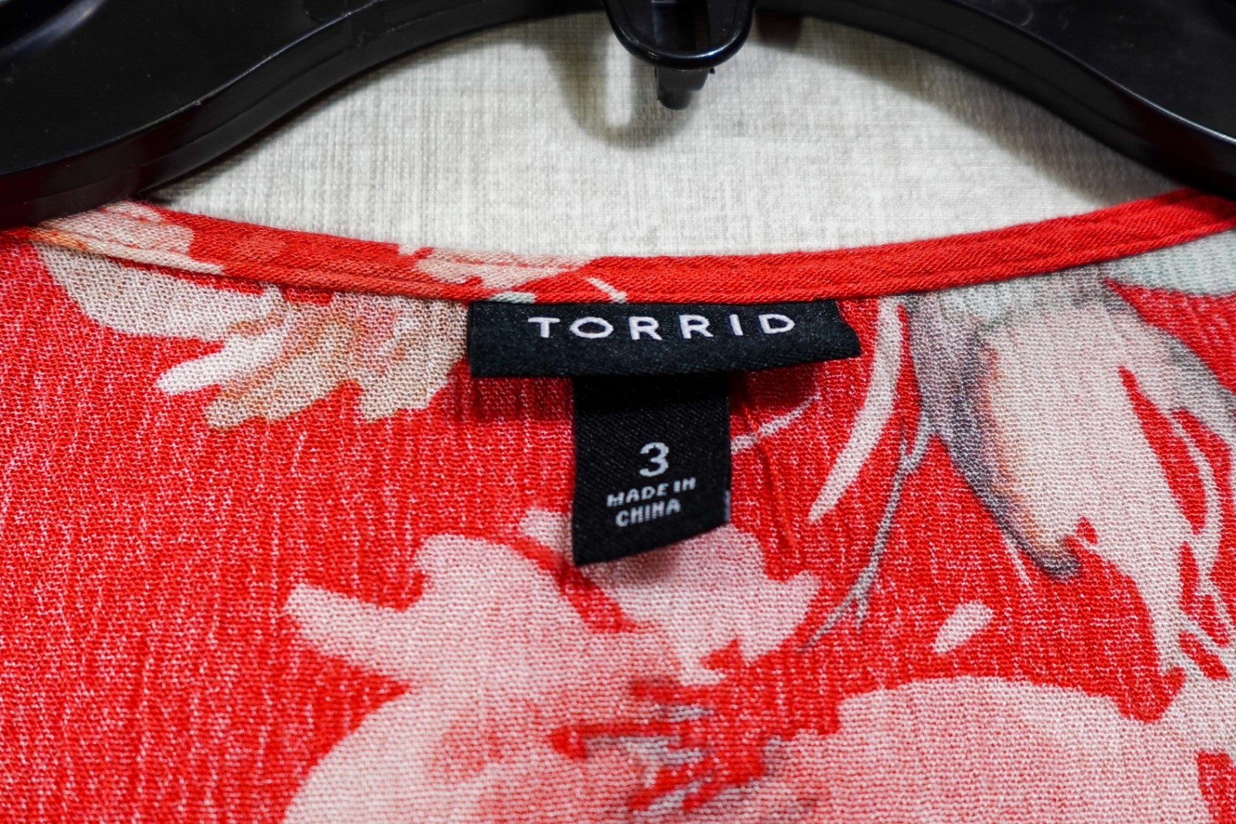 Torrid, 3/4 sleeve top, 3X