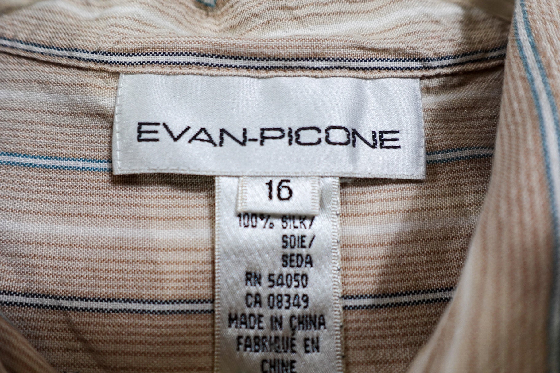Evan-Picone, Vintage long sleeve top, 16