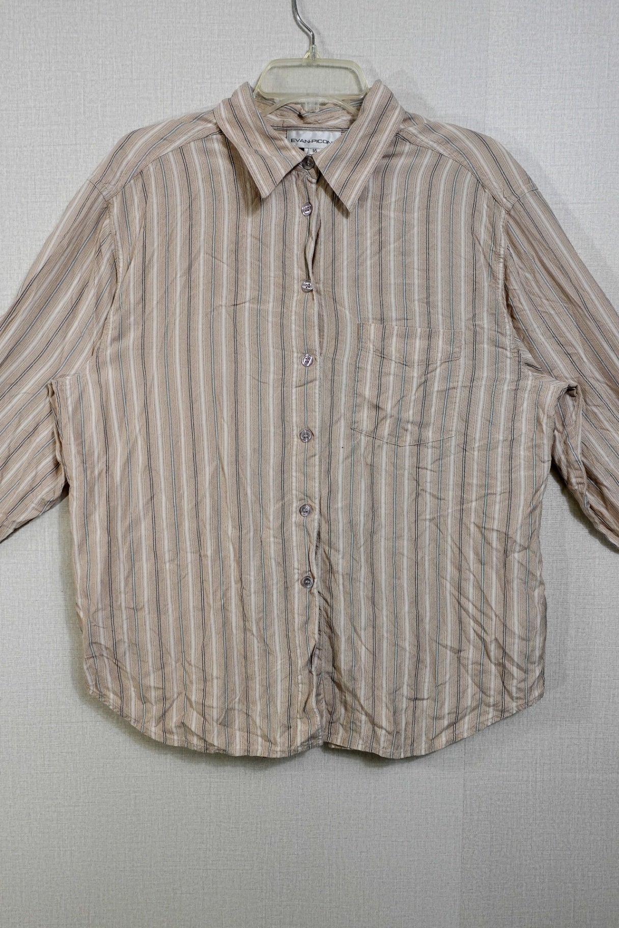 Evan-Picone, Vintage long sleeve top, 16