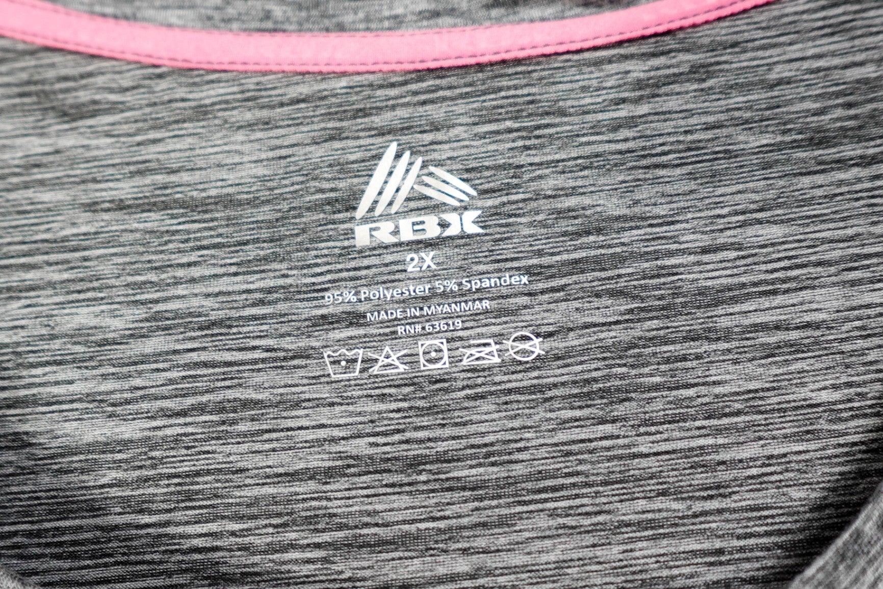 RBX, SHORT SLEEVED TOP, 2X
