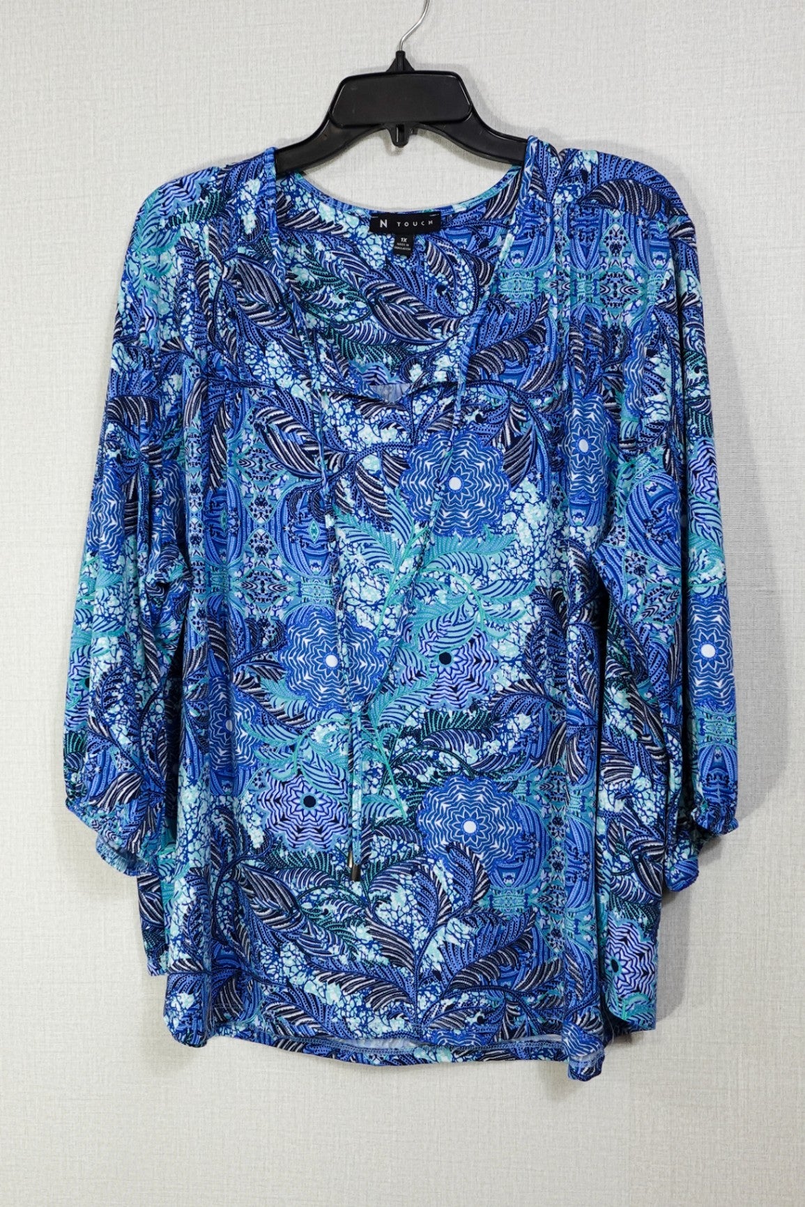 N Touch, Short Sleeved Top, 3X