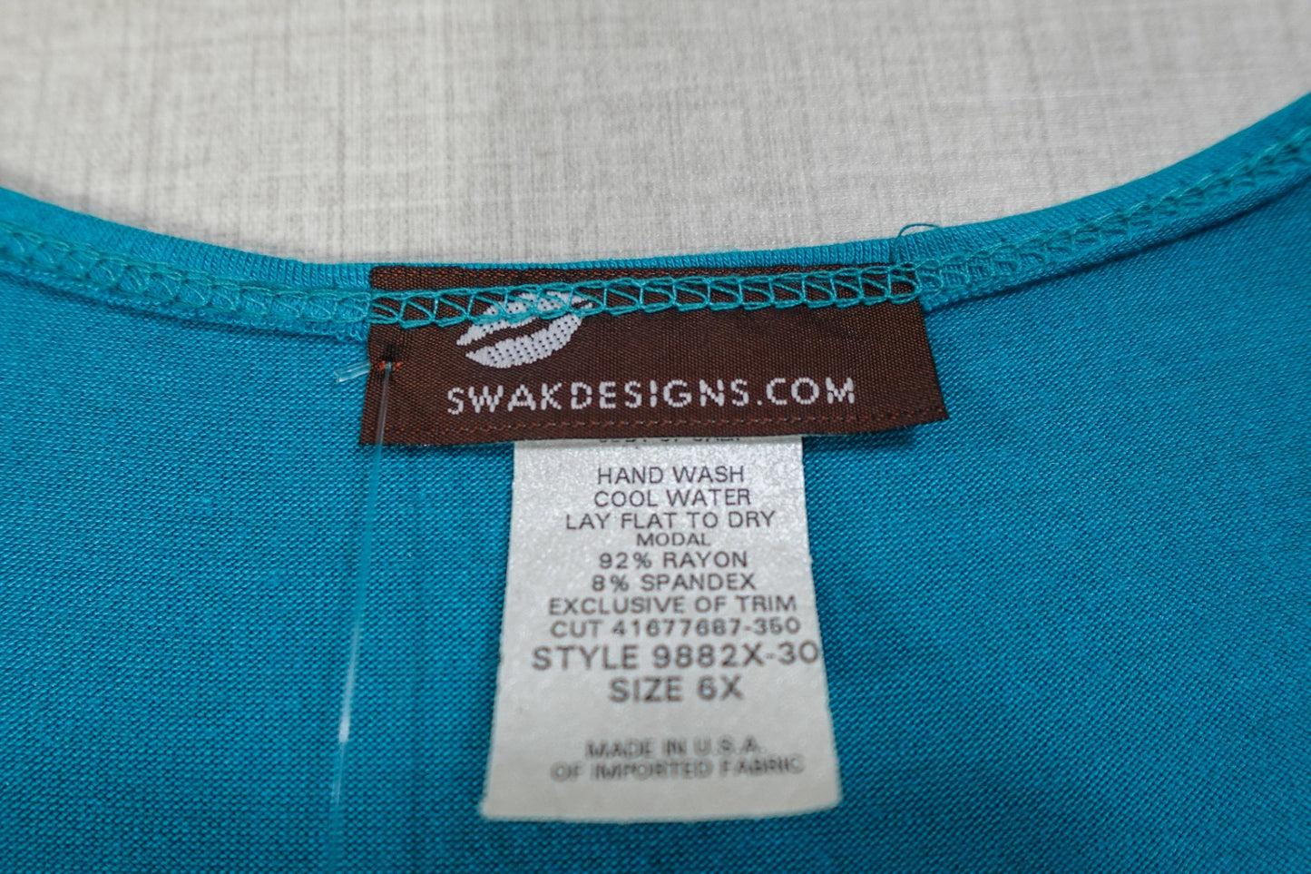 SWAK Designs, Short Sleeved Top, 6X