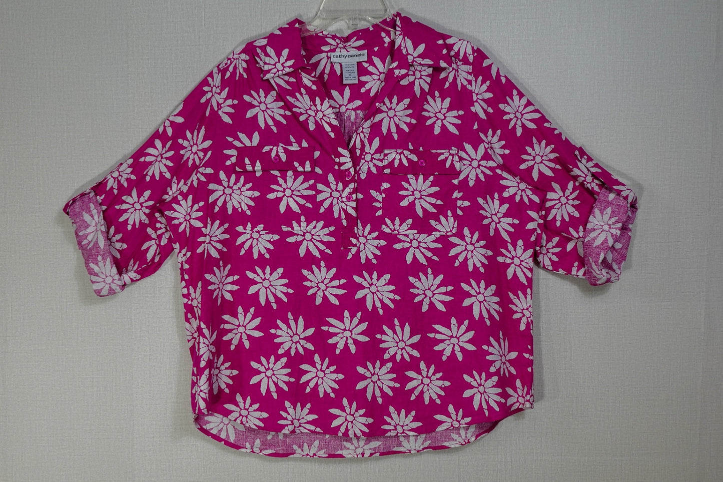 Cathy Daniels, Short Sleeved Top, 2X (1X)