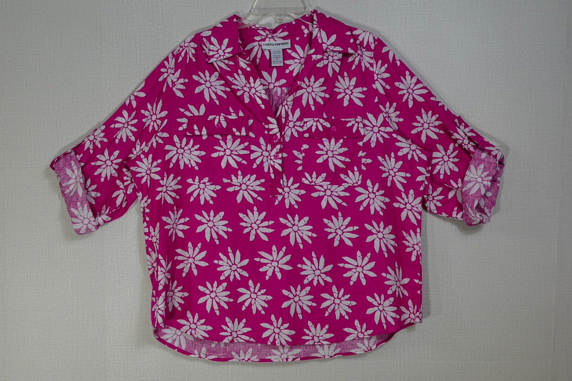 Cathy Daniels, Short Sleeved Top, 2X (1X)