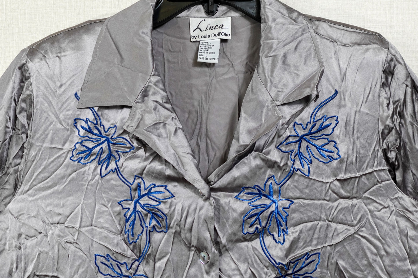 Linea by Louis Dell'Olio, Vintage Blouse, L