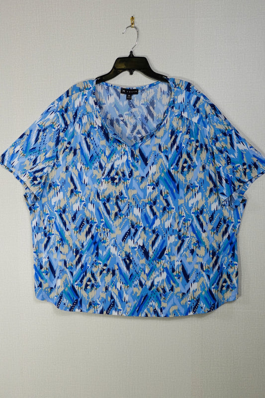 N Touch, Short Sleeved Top, 3X
