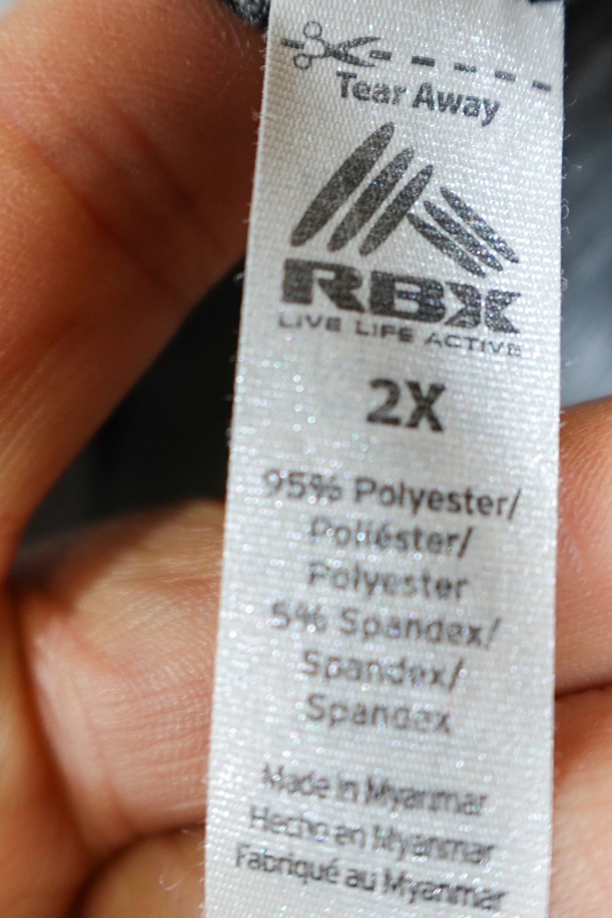 RBX, SHORT SLEEVED TOP, 2X