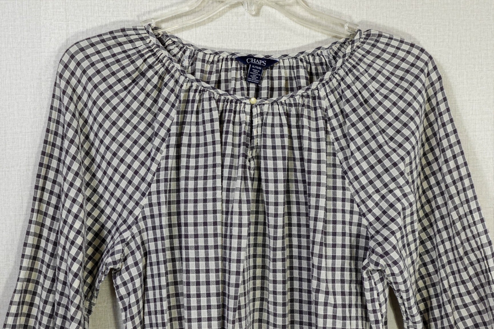 Chaps, Long Sleeves Top, XL