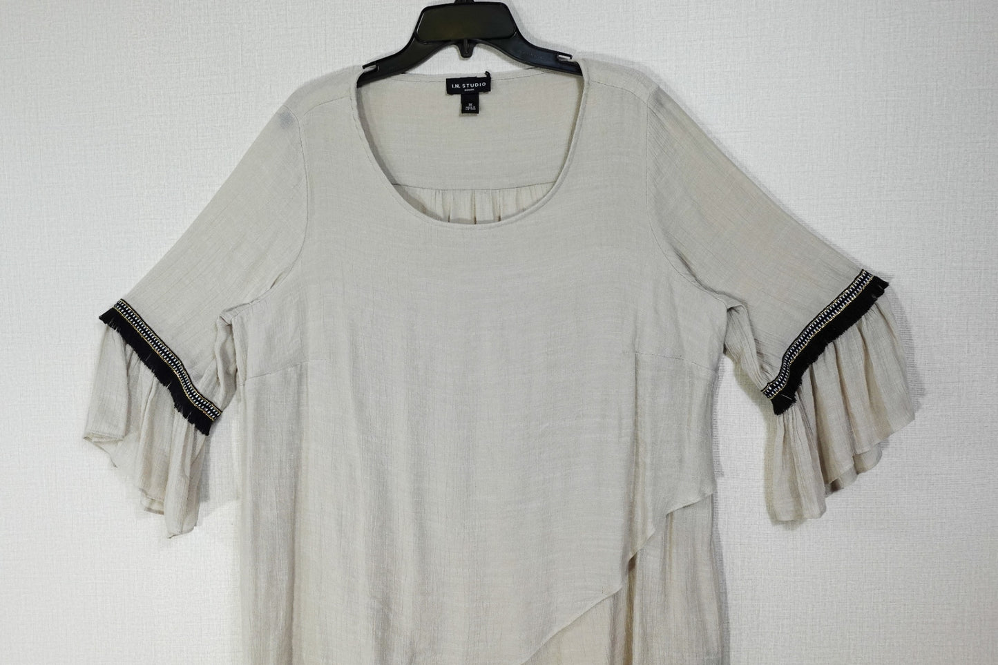I.N. Studio, Short Sleeves Top, 2X (1X)