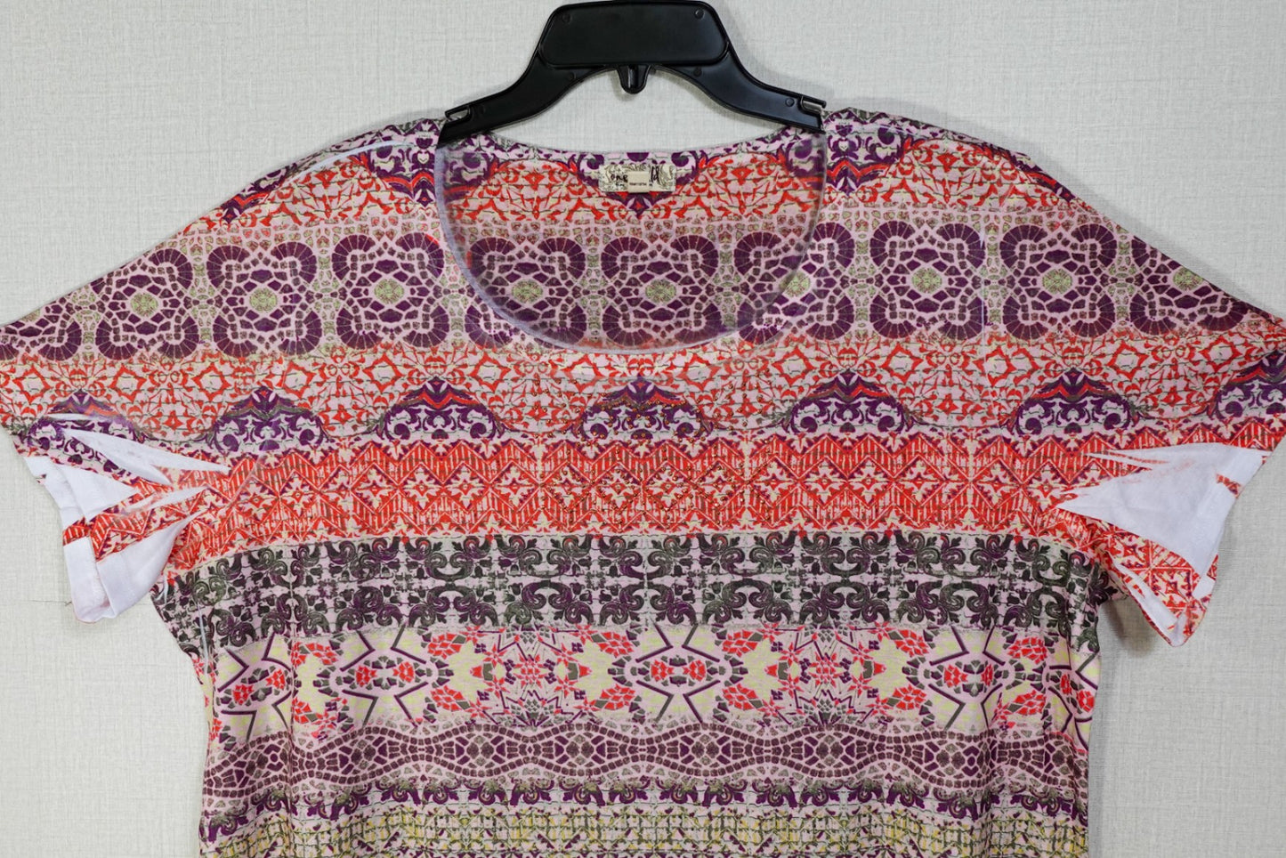 One World, Short Sleeved Top, 2X