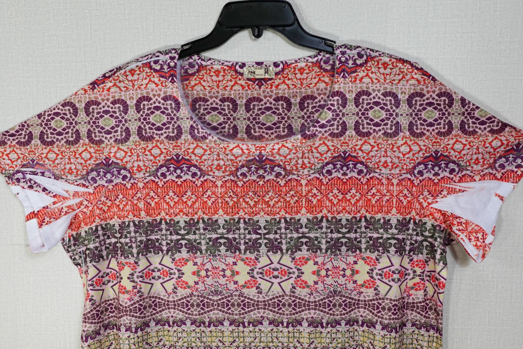 One World, Short Sleeved Top, 2X