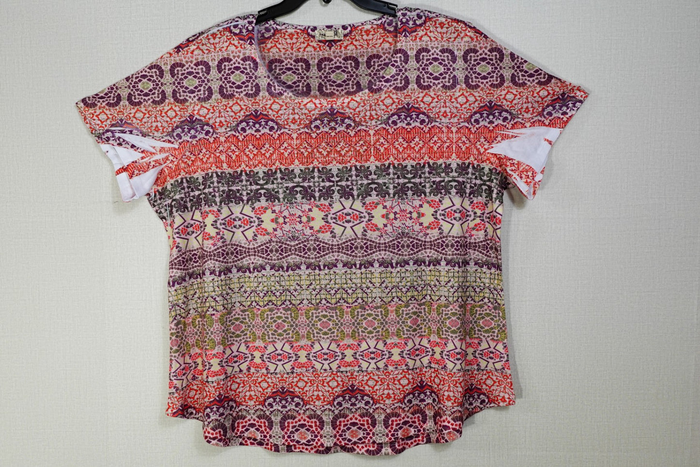 One World, Short Sleeved Top, 2X