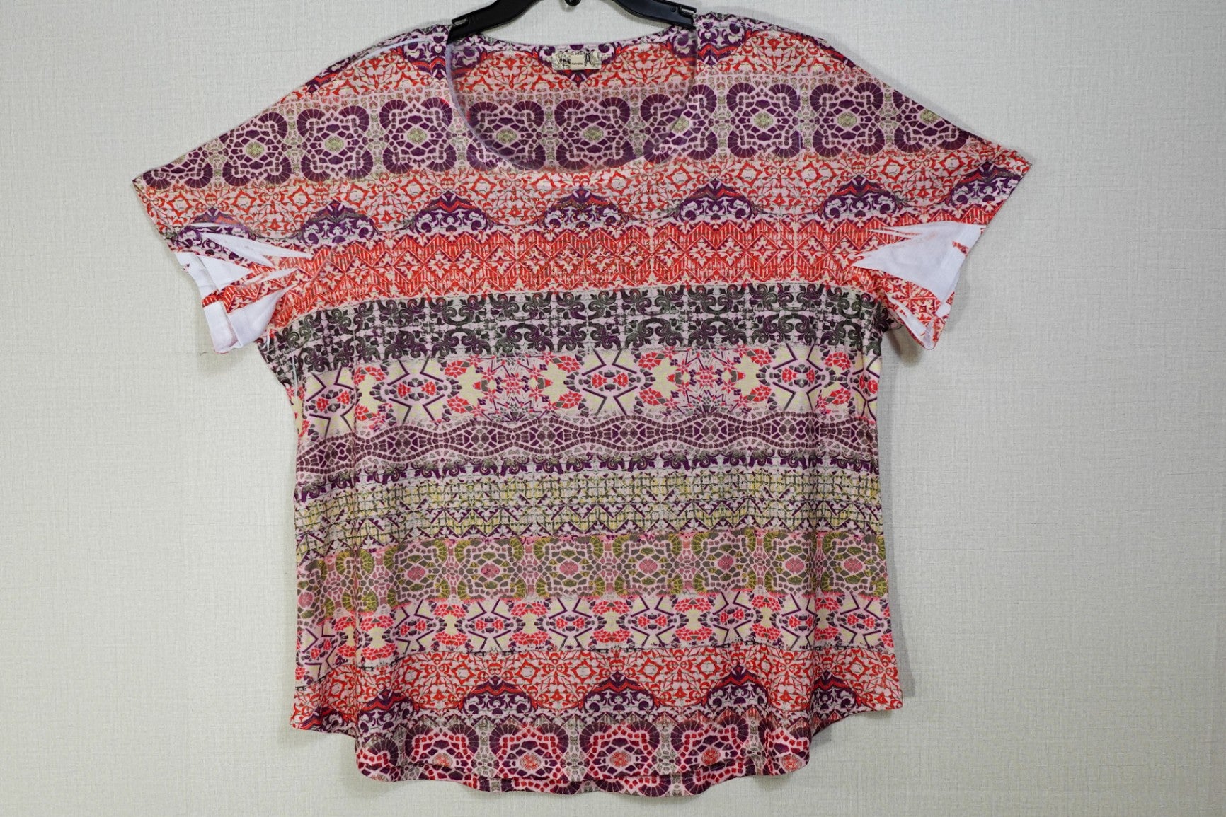 One World, Short Sleeved Top, 2X