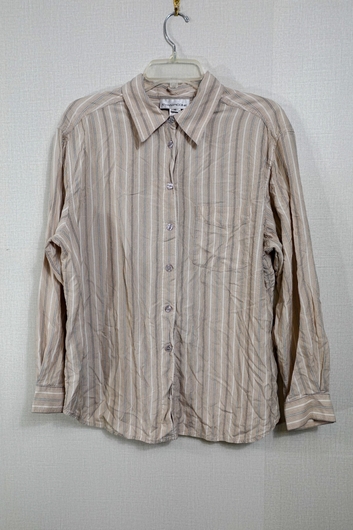 Evan-Picone, Vintage long sleeve top, 16