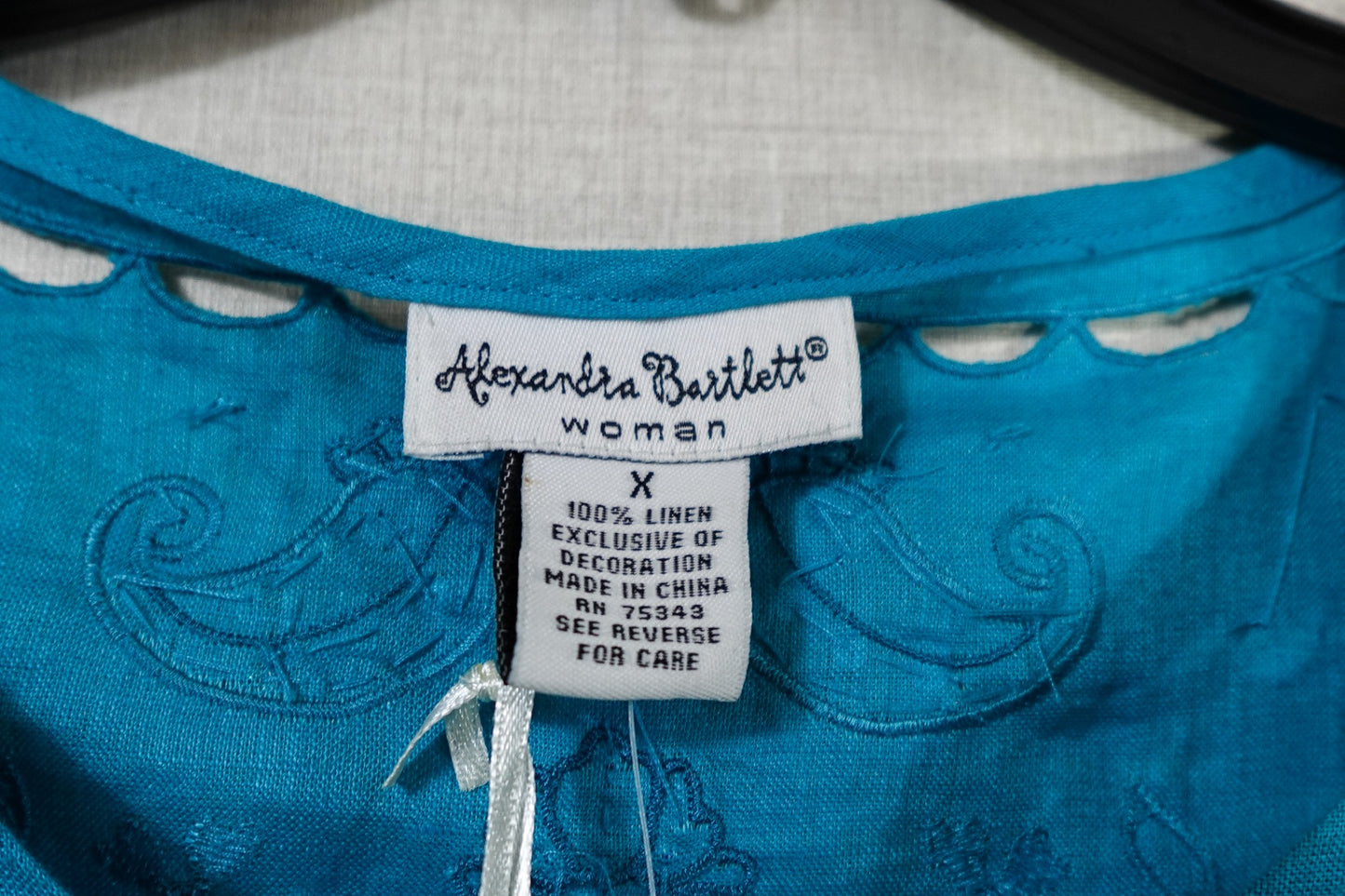 Alexandra Bartlett, New Short Sleeved Top, Large (X)