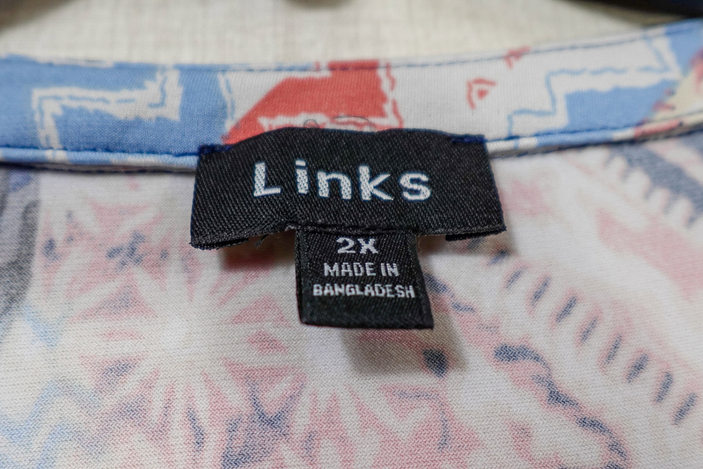 Links, Short Sleeved Top, 2X