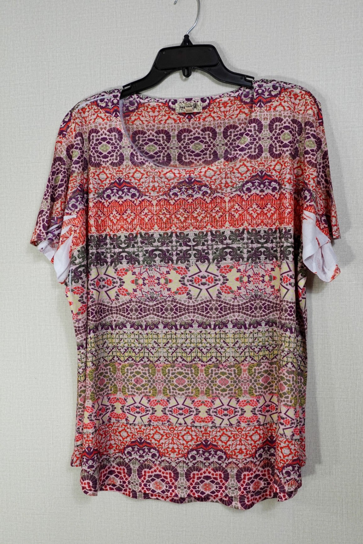 One World, Short Sleeved Top, 2X