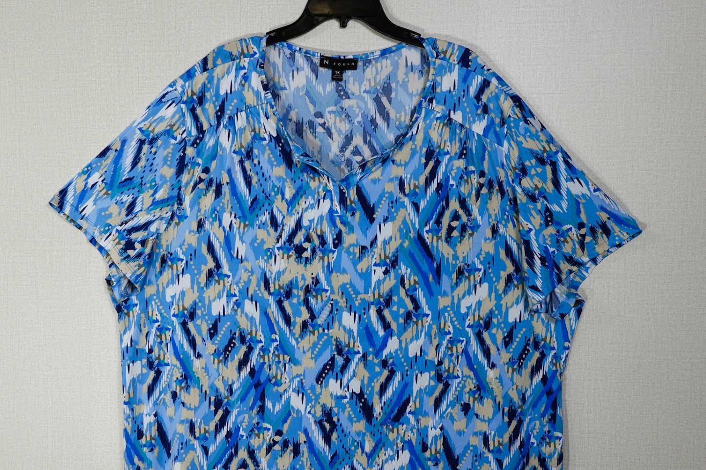 N Touch, Short Sleeved Top, 3X