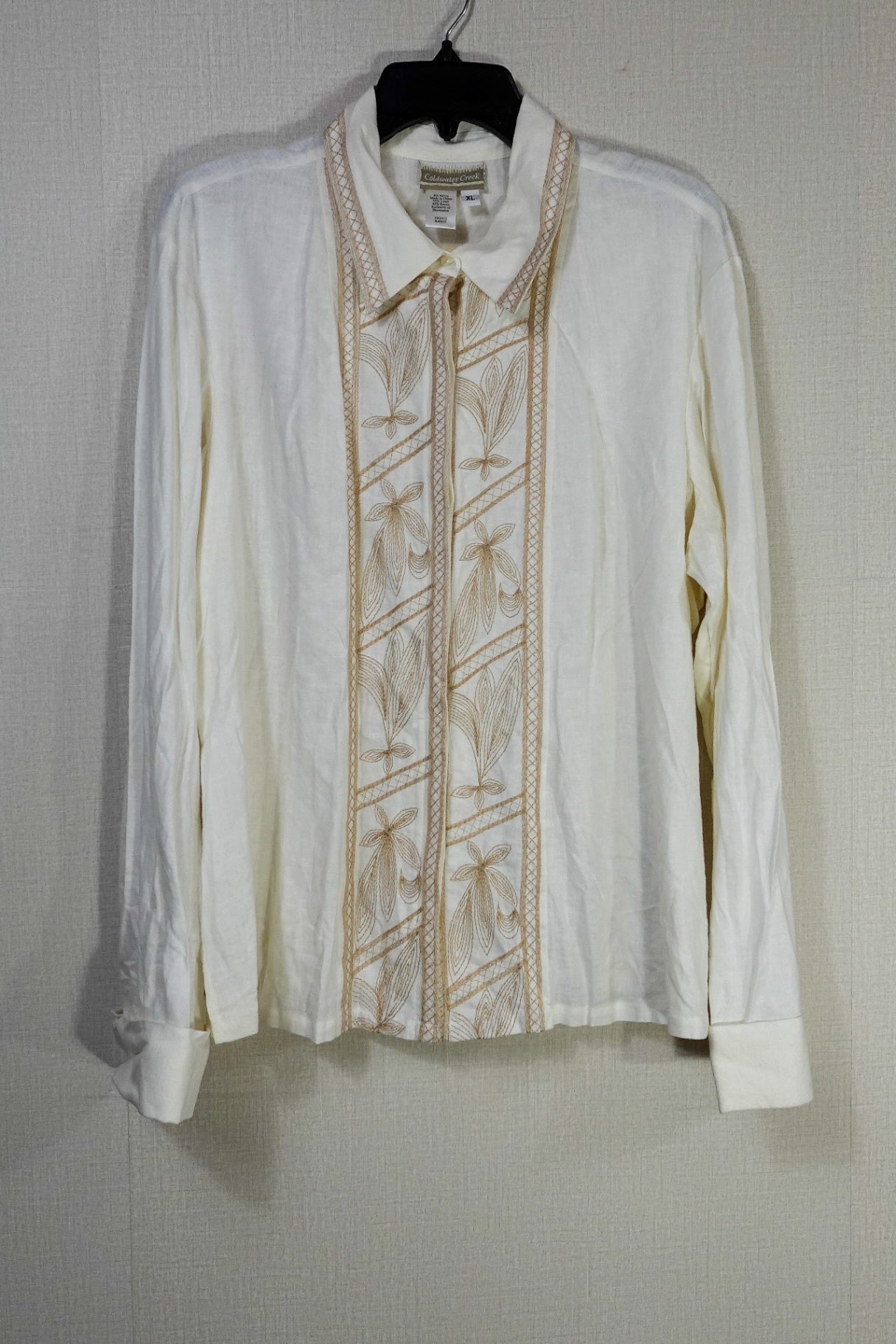 Coldwater Creek, New Vintage Long Sleeve Top, XL