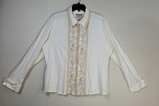 Coldwater Creek, New Vintage Long Sleeve Top, XL
