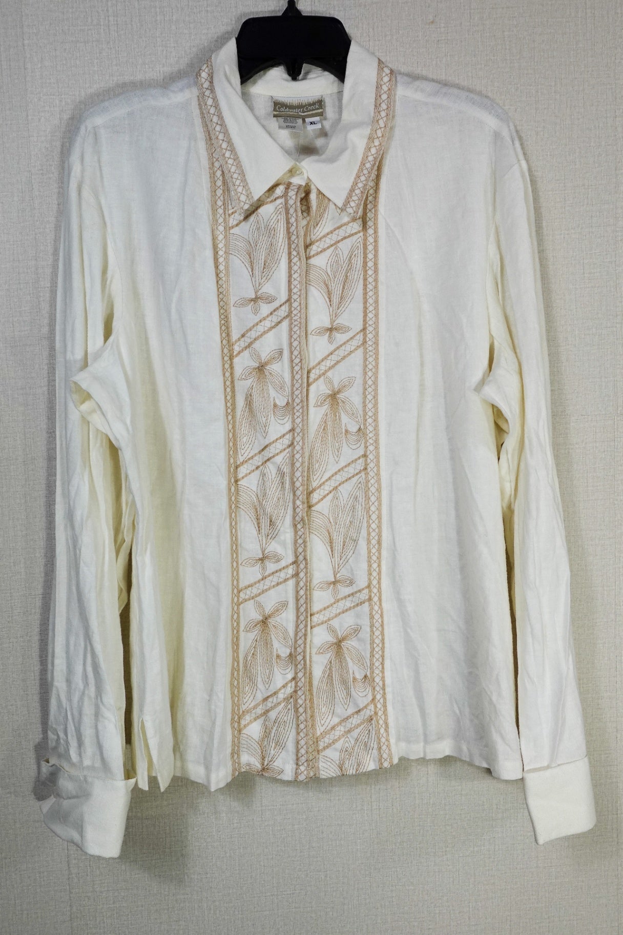 Coldwater Creek, New Vintage Long Sleeve Top, XL