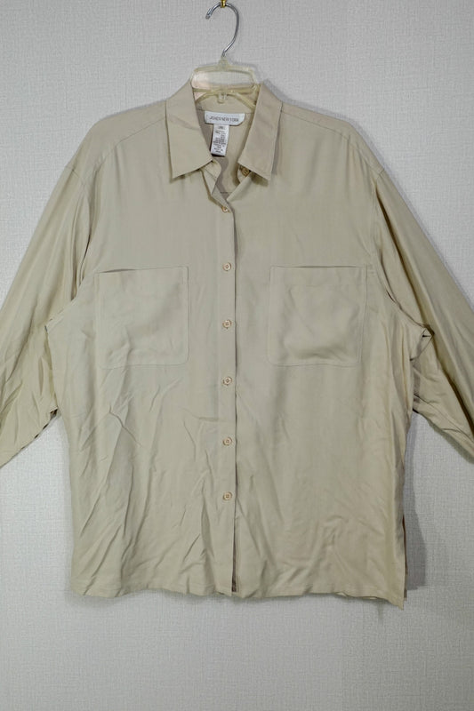 Jones New York, New Vintage Long Sleeve Top, 14