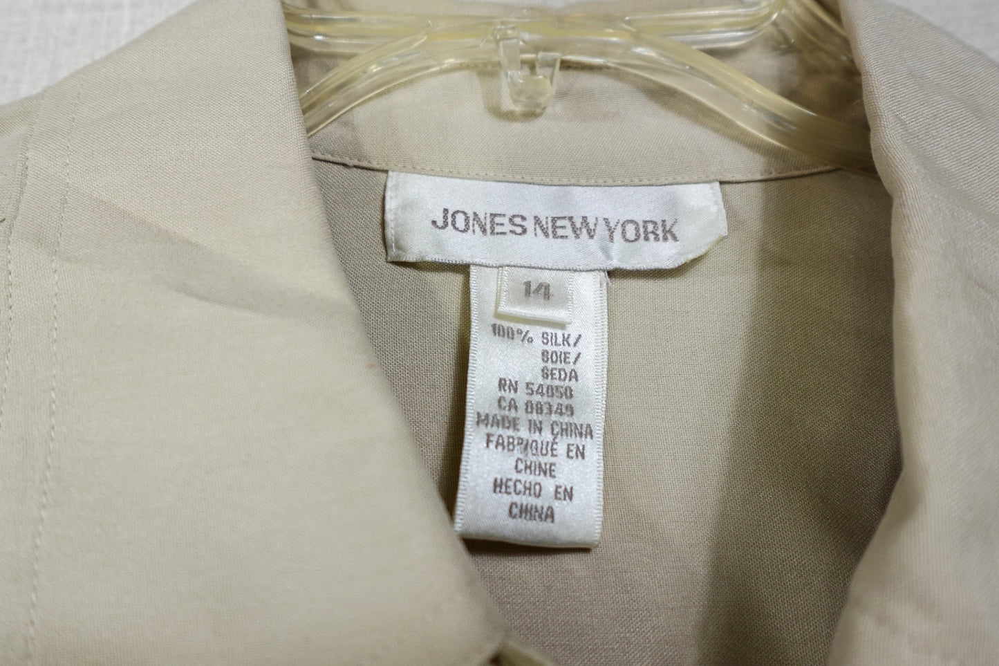 Jones New York, New Vintage Long Sleeve Top, 14
