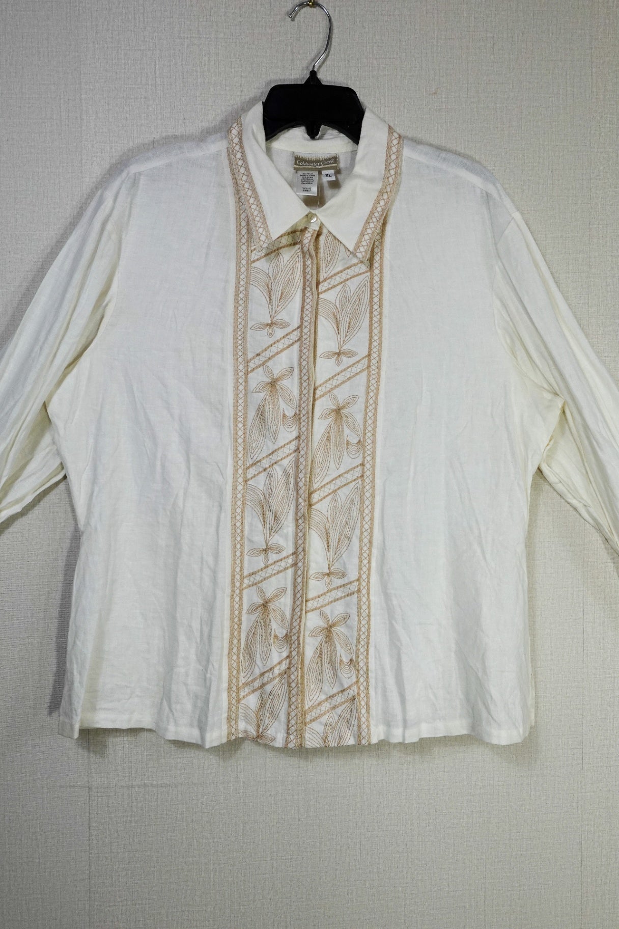 Coldwater Creek, New Vintage Long Sleeve Top, XL