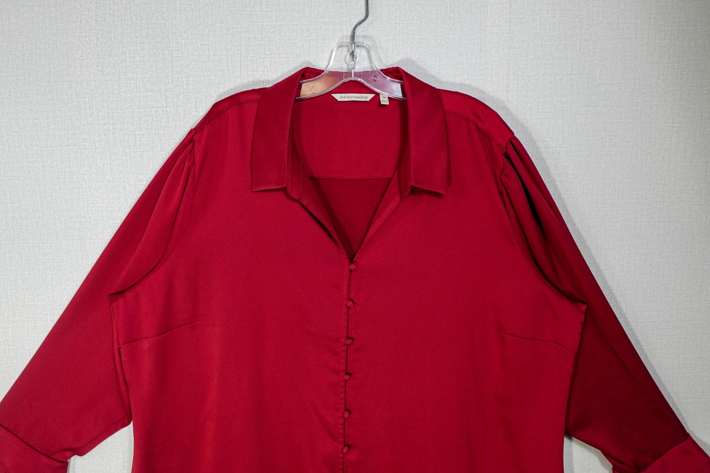 Soft Surroundings, 3/4 Sleeve Top, 3X