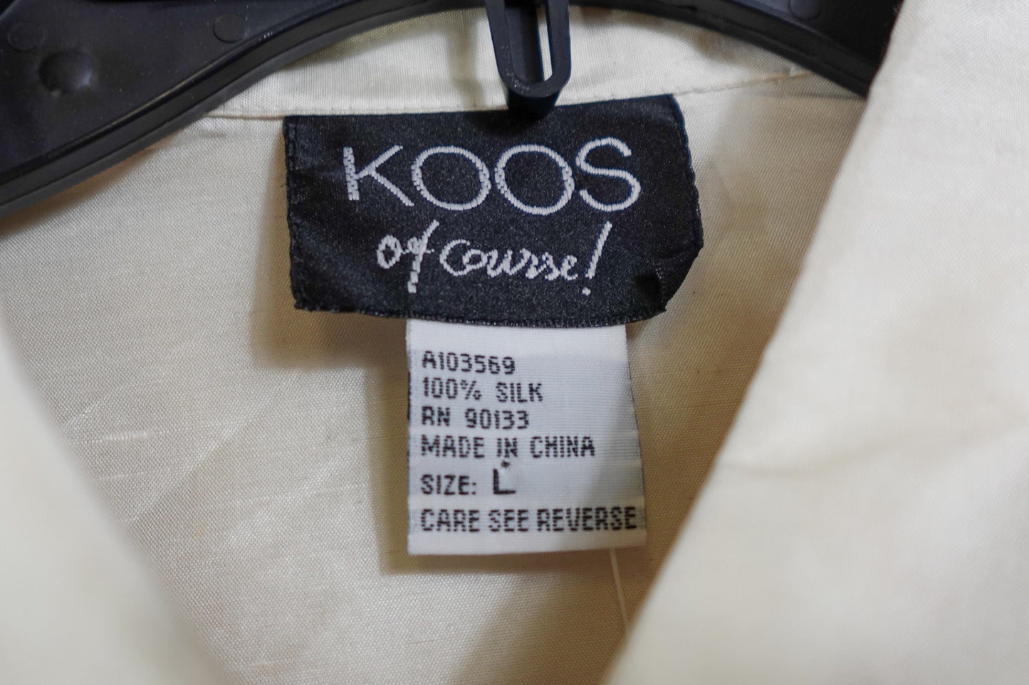 KOOS of course!, New Vintage Long Sleeves Button Down, L