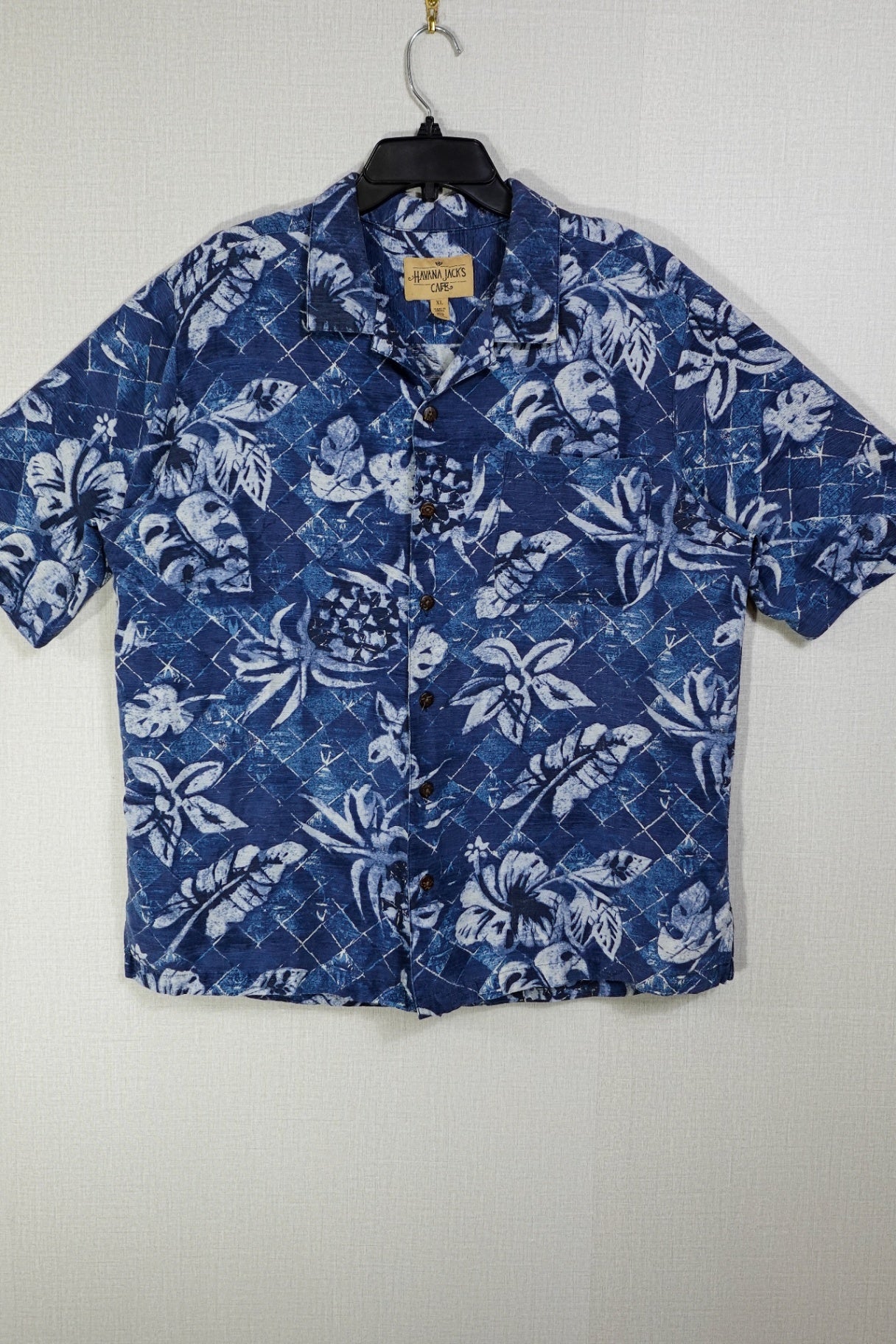 Havana Jack's Cafe, Vintage short sleeve top, XL