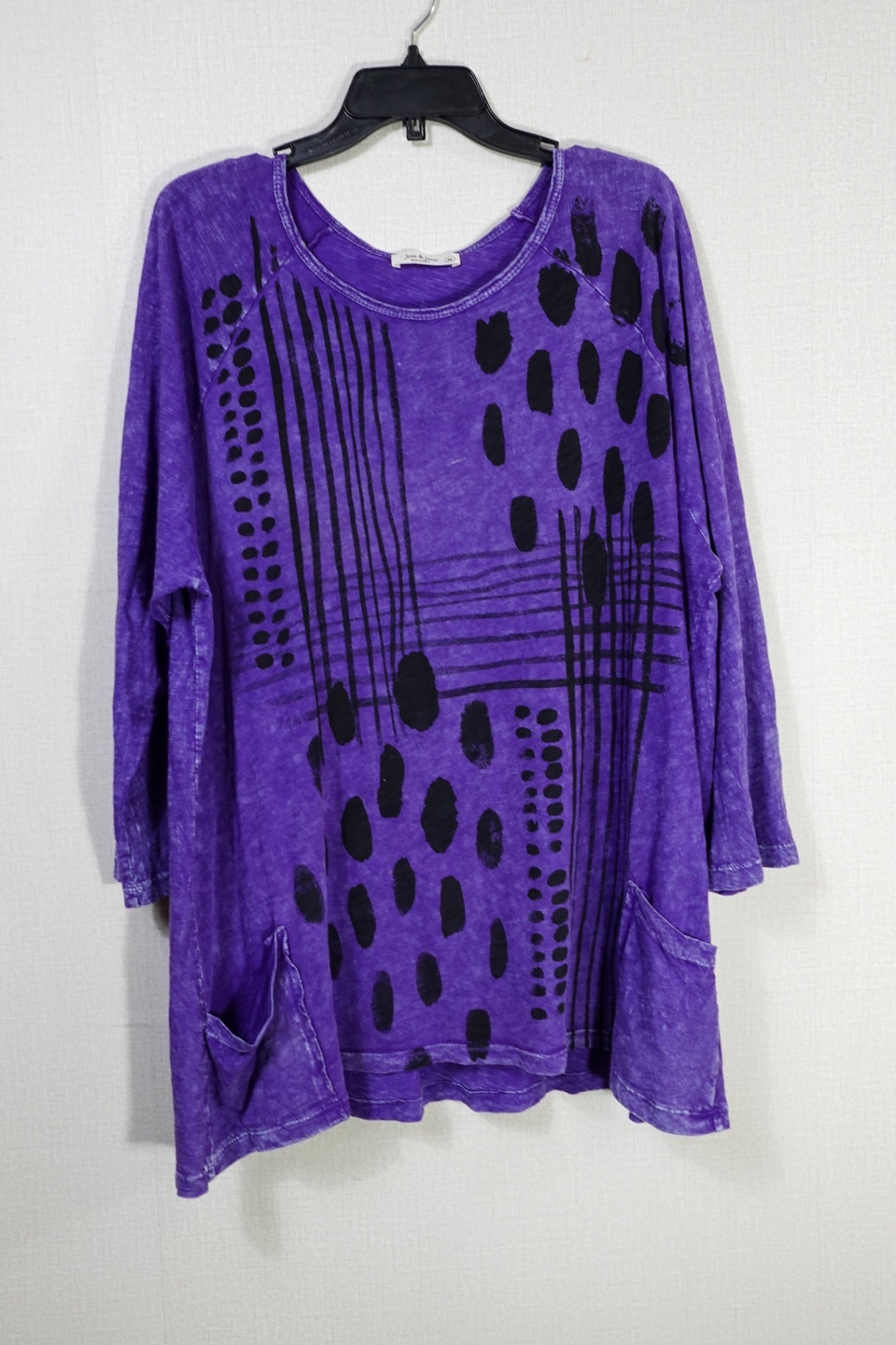 Jess & Jane, 3/4 Sleeves Top Tunic, 2X