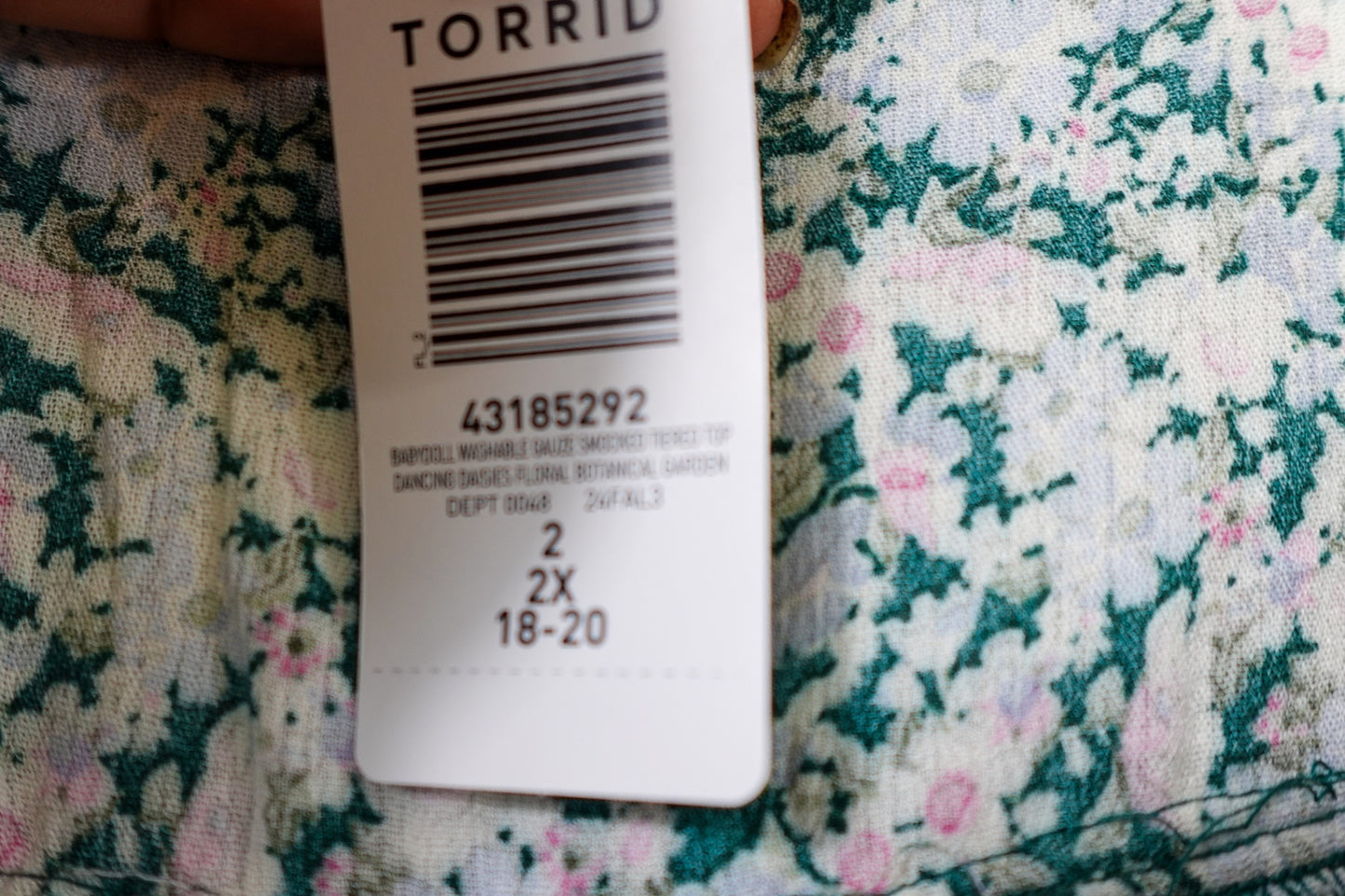 Torrid, New short sleeve top, 18-20