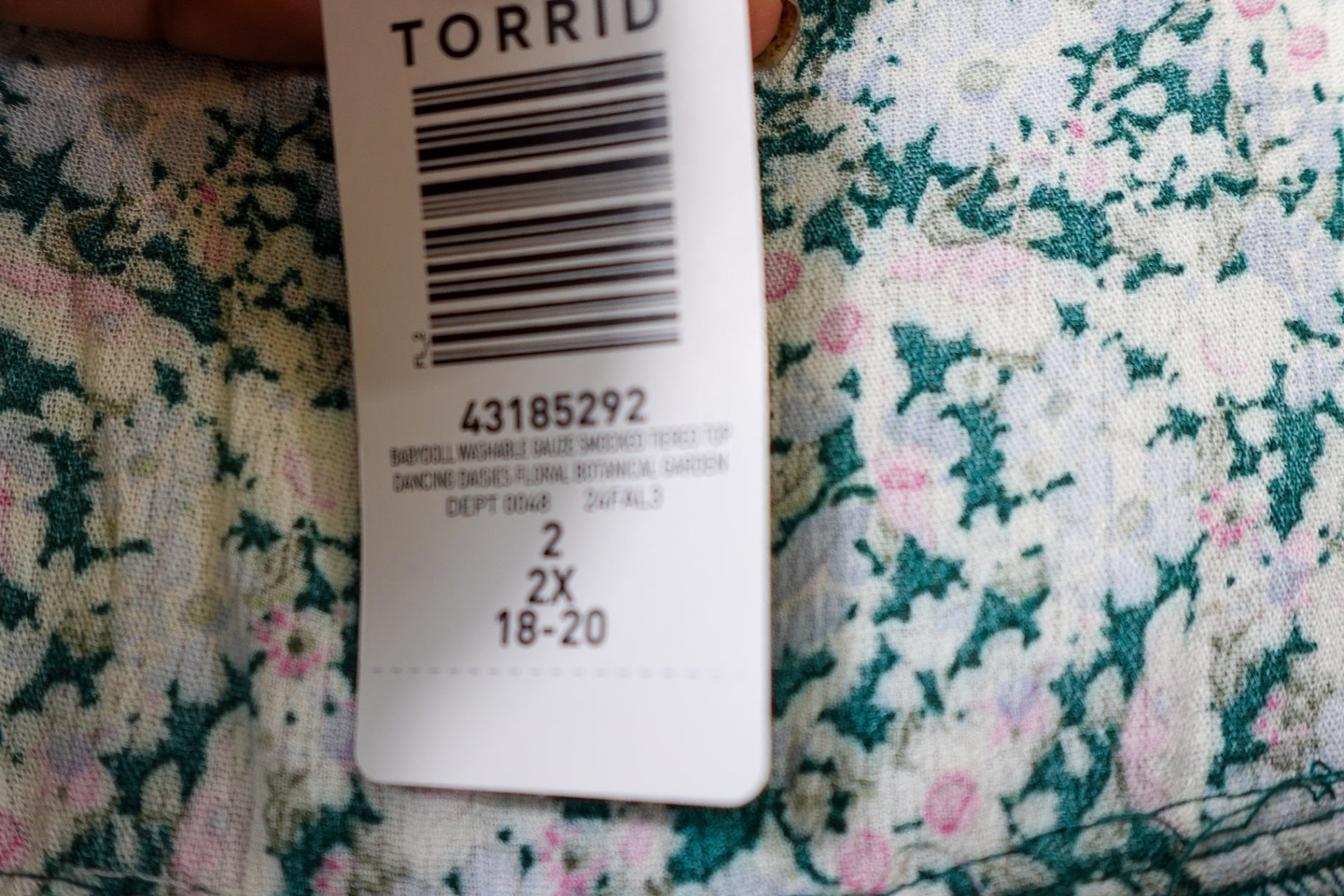 Torrid, New short sleeve top, 18-20
